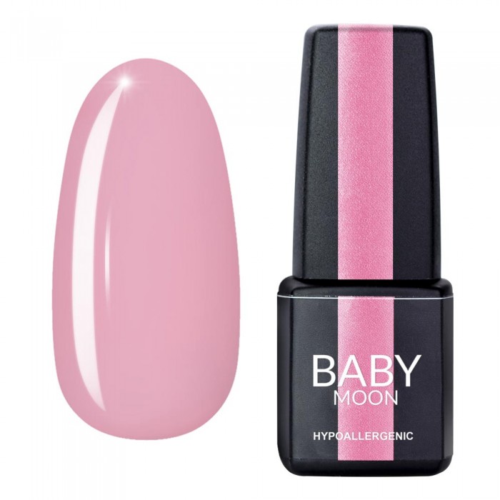 Гель лак Baby Moon Dolce Rose Gel polish №005 розовый зефир 6 мл