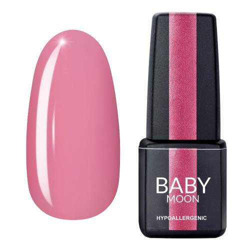 Гель лак Baby Moon Dolce Rose Gel polish №013 теплый розовый 6 мл