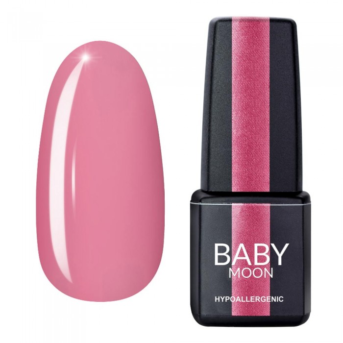 Гель лак Baby Moon Dolce Rose Gel polish №013 теплый розовый 6 мл