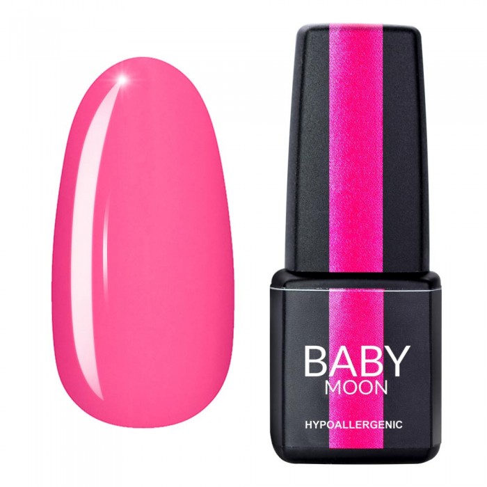 Гель лак Baby Moon Dolce Rose Gel polish №014 ярко-розовый 6 мл