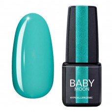 Гель лак Baby Moon Green Sea Gel polish №002 біло-зелений яскравий 6 мл