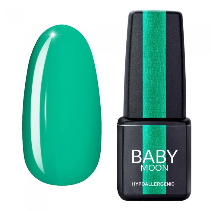 Гель лак Baby Moon Green Sea Gel polish №003 изумрудный светлый 6 мл
