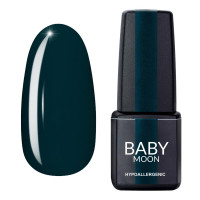 Гель лак Baby Moon Green Sea Gel polish №005 темний сланцево-сірий 6 мл