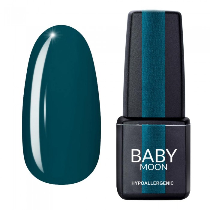 Гель лак Baby Moon Green Sea Gel polish №006 сине-зеленый 6 мл
