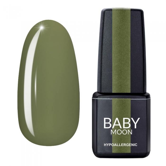 Гель лак Baby Moon Green Sea Gel polish №008 нежно-оливковый 6 мл
