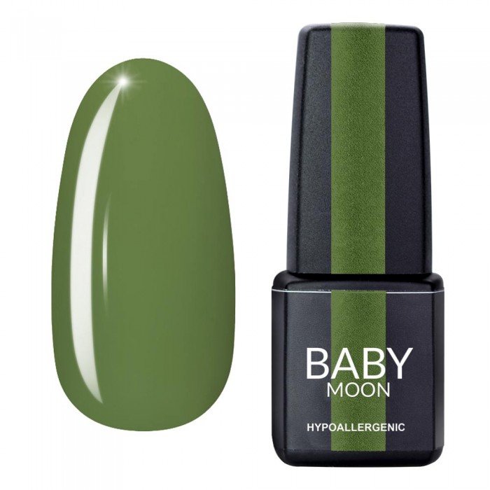 Гель лак Baby Moon Green Sea Gel polish №009 оливковый 6 мл