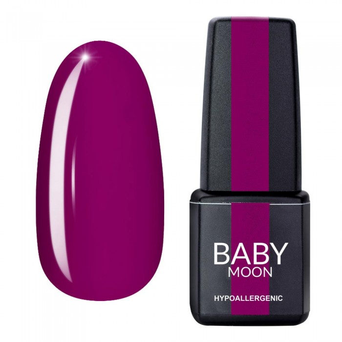 Гель лак Baby Moon Lilac Train Gel polish №002 свекольный светлый 6 мл