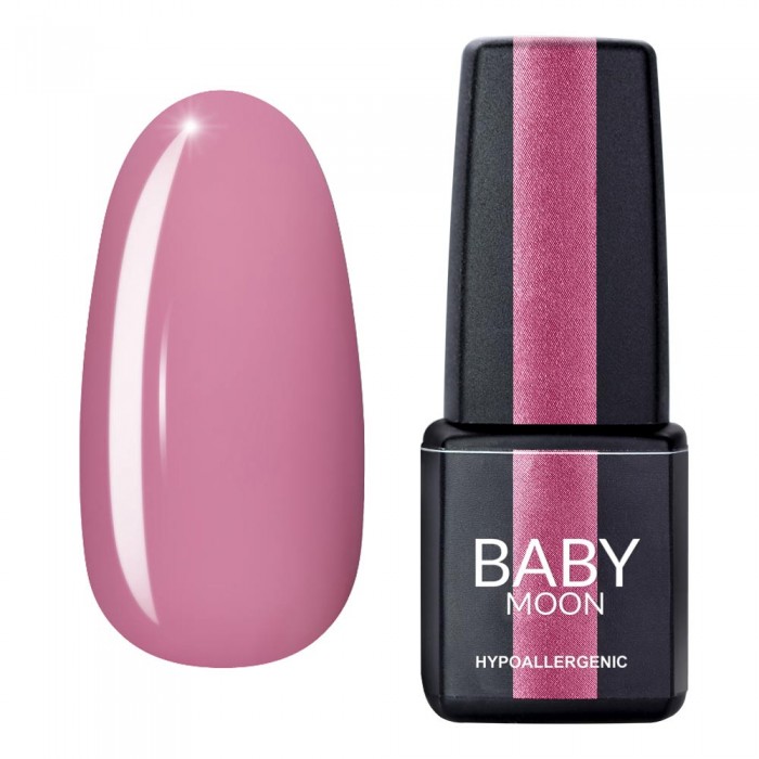 Гель лак Baby Moon Lilac Train Gel polish №006 винтажный розовый 6 мл