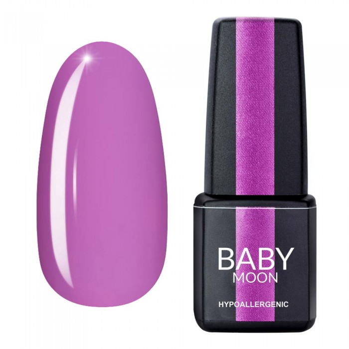 Гель лак Baby Moon Lilac Train Gel polish №009 пастельный сиреневый 6 мл