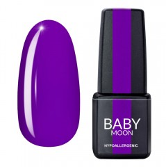 Гель лак Baby Moon Lilac Train Gel polish №012 ярко-фиолетовый 6 мл