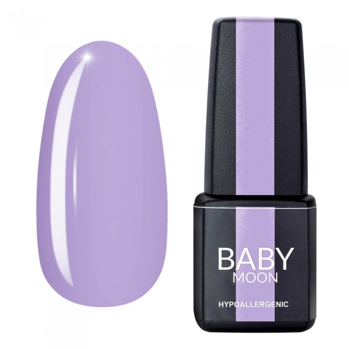 Гель лак Baby Moon Lilac Train Gel polish №015 чистый сиреневый 6 мл