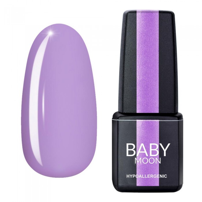 Гель лак Baby Moon Lilac Train Gel polish №016 насыщенный сиреневый 6 мл