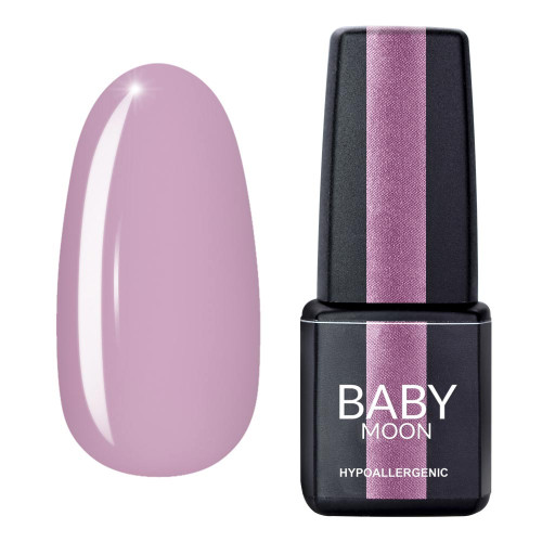 Гель лак Baby Moon Lilac Train Gel polish №017 нежно сиреневый 6 мл