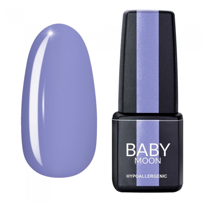 Гель лак Baby Moon Lilac Train Gel polish №019 волошково-бузковий 6 мл, 5908254000546