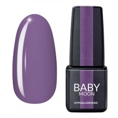Гель лак Baby Moon Lilac Train Gel polish №024 пастельный фиолетовый 6 мл