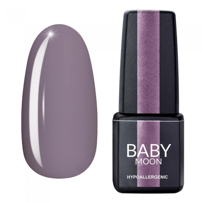 Гель лак Baby Moon Lilac Train Gel polish №026 серо-сиреневый 6 мл