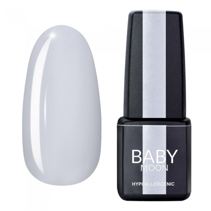 Гель лак Baby Moon Midnight Gel polish №001 білий 6 мл, 5908254000263