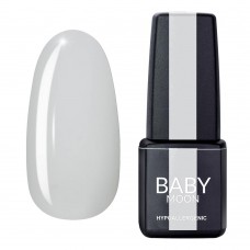 Гель лак Baby Moon Midnight Gel polish №003 білий напівпрозорий з блискітками 6 мл