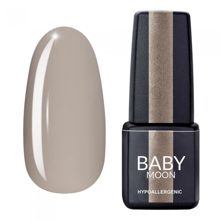 Гель лак Baby Moon Midnight Gel polish №005 латте з сірим підтоном 6 мл, 5908254000300