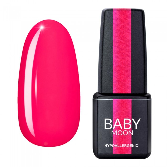Гель лак Baby Moon Perfect Neon Gel polish № 002 рожевий насичений 6 мл, 5908254001796