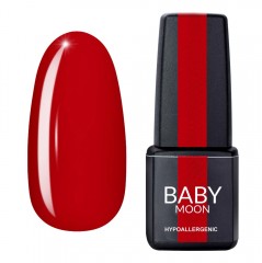 Гель лак Baby Moon Red Chic Gel polish №001 клубнично-красный 6 мл