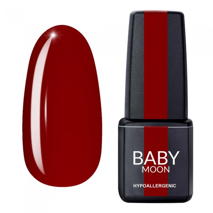 Гель лак Baby Moon Red Chic Gel polish №002 темно-червоний 6 мл, 5908254000898