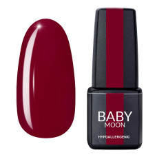 Гель лак Baby Moon Red Chic Gel polish №003 глубокий красно-пурпурный 6 мл