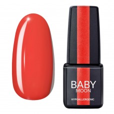 Гель лак Baby Moon Red Chic Gel polish №009 оранжево-красный 6 мл