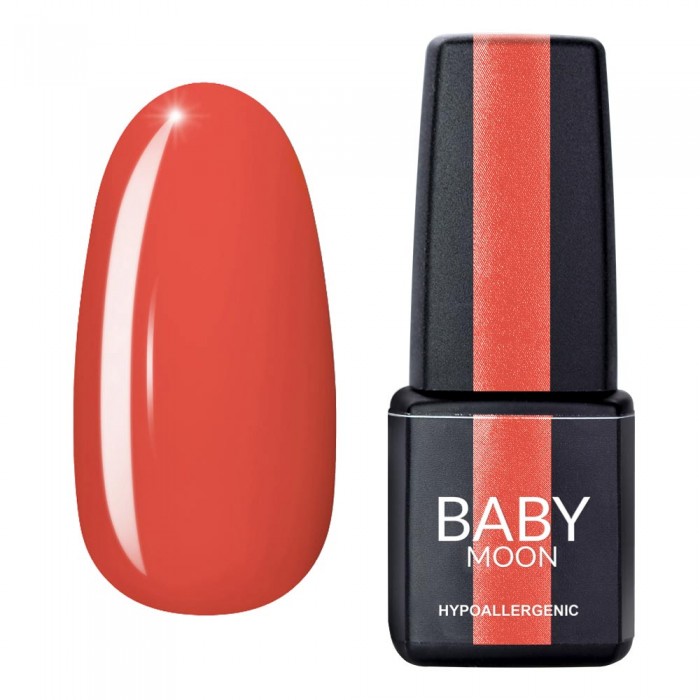 Гель лак Baby Moon Red Chic Gel polish №010 імбирний 6 мл, 5908254000973