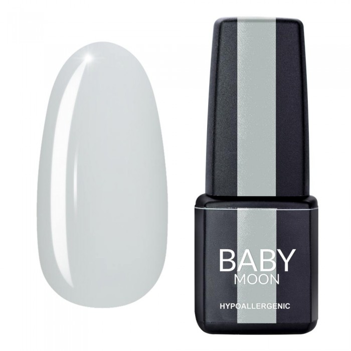 Гель лак Baby Moon Sensual Nude Gel polish № 019 белый полупрозрачный 6 мл