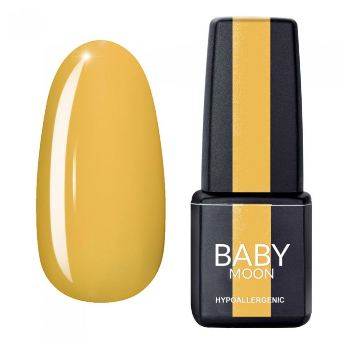 Гель лак Baby Moon Sunny Solo Gel polish №003 желтый карри 6 мл