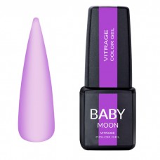Гель лак Baby Moon Vitrage Collor Gel №02 фіолетовий, 6 мл