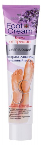 Крем для ног от трещин Belle Jardin Foot Cream смягчающий с экстрактом лаванды и пчелиным воском 125 мл (5907582901143)
