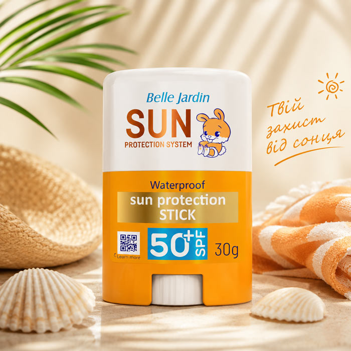 Солнцезащитный стик Belle Jardin Sun SPF 50 водостойкий, 30 г