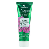 Крем для лица от морщин Belle Jardin Vegan Active Nature увлажняющий дневной с Пионом и маслом абрикосовых косточек, 85 мл
