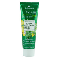 Відбілюючий крем для обличчя з екстрактами огірка і лимона, Vegan Active Nature Belle Jardin