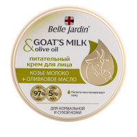 Питательный крем для лица Belle Jardin Goats milk Козье молоко и Оливковое масло 200 мл