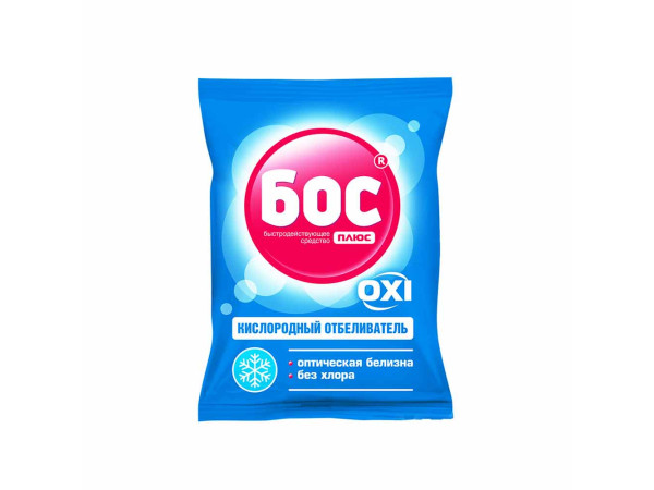 Отбеливатель кислородный для белых тканей Бос плюс Oxi 1 кг