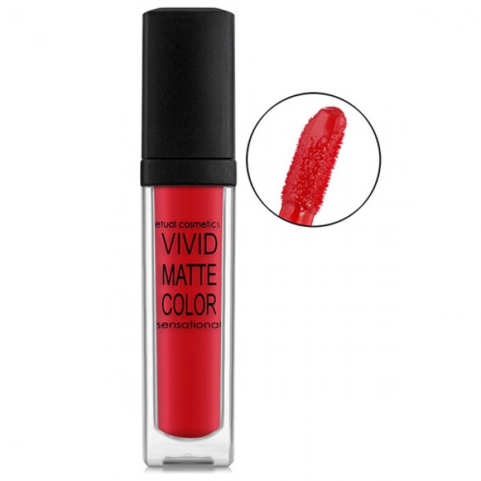 Помада жидкая Vivid matte color №01 классический красный