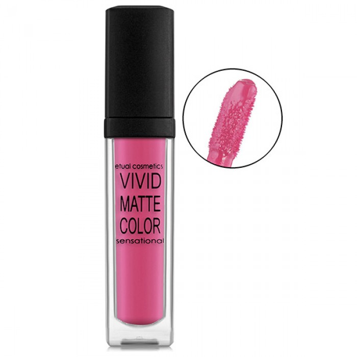 Помада жидкая Vivid matte color №06 насыщенный розовый