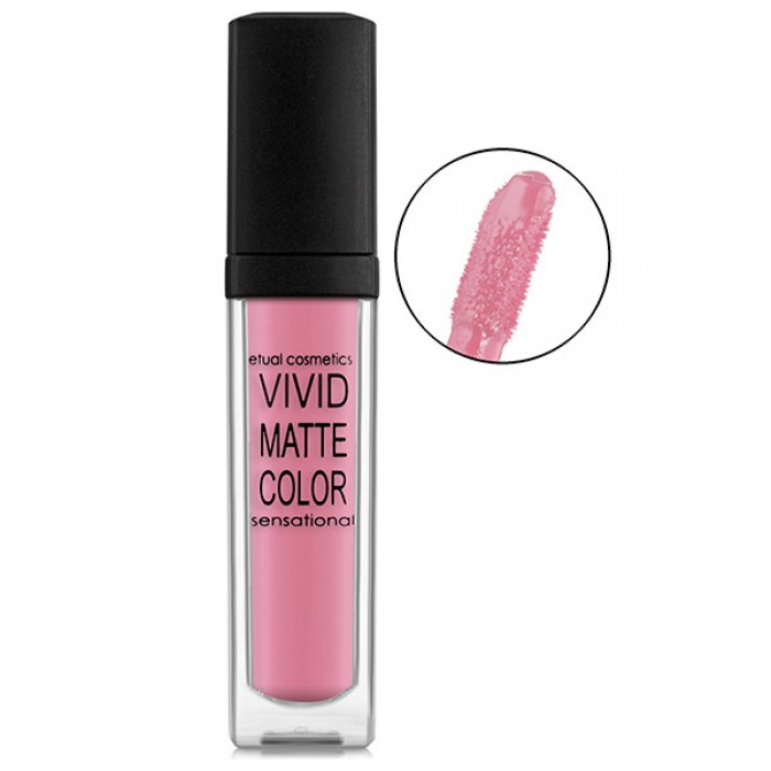 Помада жидкая Vivid matte color №09 нежно-розовый