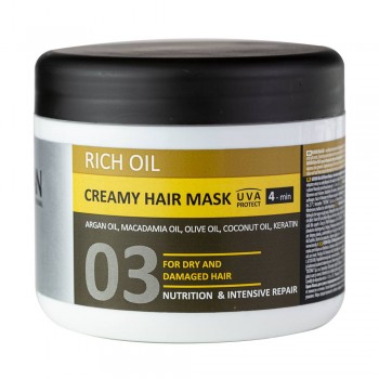 Заказать Крем-маска Kayan Rich Oil для сухого та пошкодженного волосся 500 мл недорого
