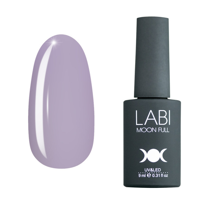 Цветная база для ногтей Labi №409 бледно-лиловая 9 мл