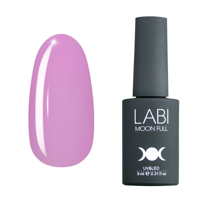 Цветная база для ногтей Labi №414 сиреневая 9 мл