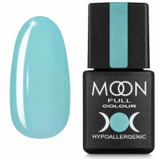 Кольорова база для нігтів Moon Barbie color Rubber base №07 бірюзовий світлий 8 мл