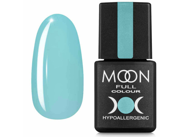 Цветная база для ногтей Moon Barbie color Rubber base №07 бирюзовый светлый 8 мл