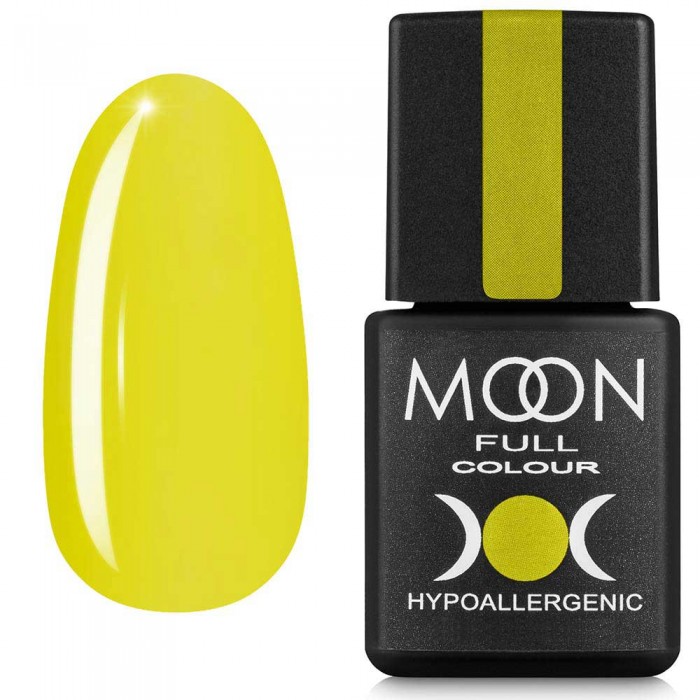 Гель лак Moon Full Breeze color №445 лимонный 8 мл