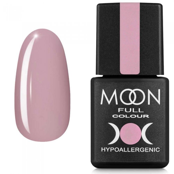 Гель-лак MOON FULL color Gel polish №104 холодный бледно-розовый 8 мл