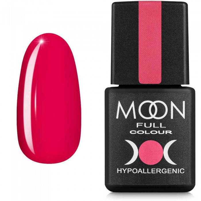 Гель-лак MOON FULL color Gel polish №115 розово-красный 8 мл