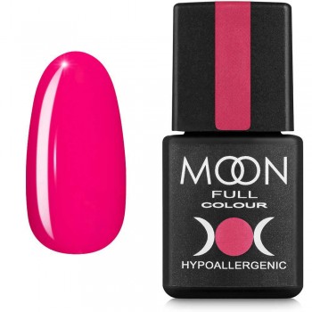 Гель-лак MOON FULL color Gel polish №123 розовый амарантовый 8 мл